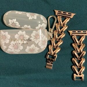 Kate Spade Air Pod Holder with Apple Watch band